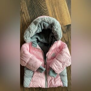 Pink and Grey 12mo Winter Coat